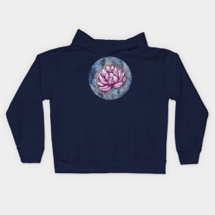 Lotus Flower Galaxy Kids Hoodie